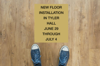 New Floor Installation in Tyler Hall